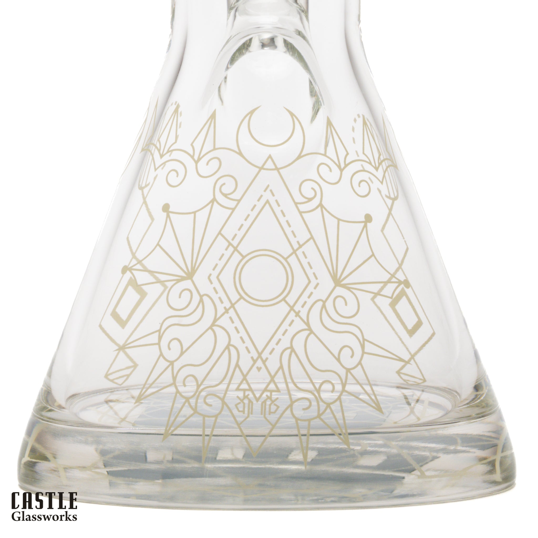 14" Occult Graphic 9mm Beaker Bong