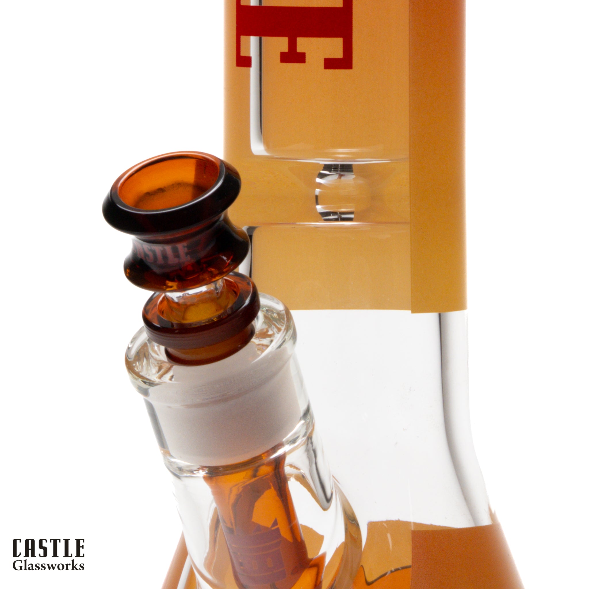 16" Samurai Beaker Bong - 9mm Thick Glass