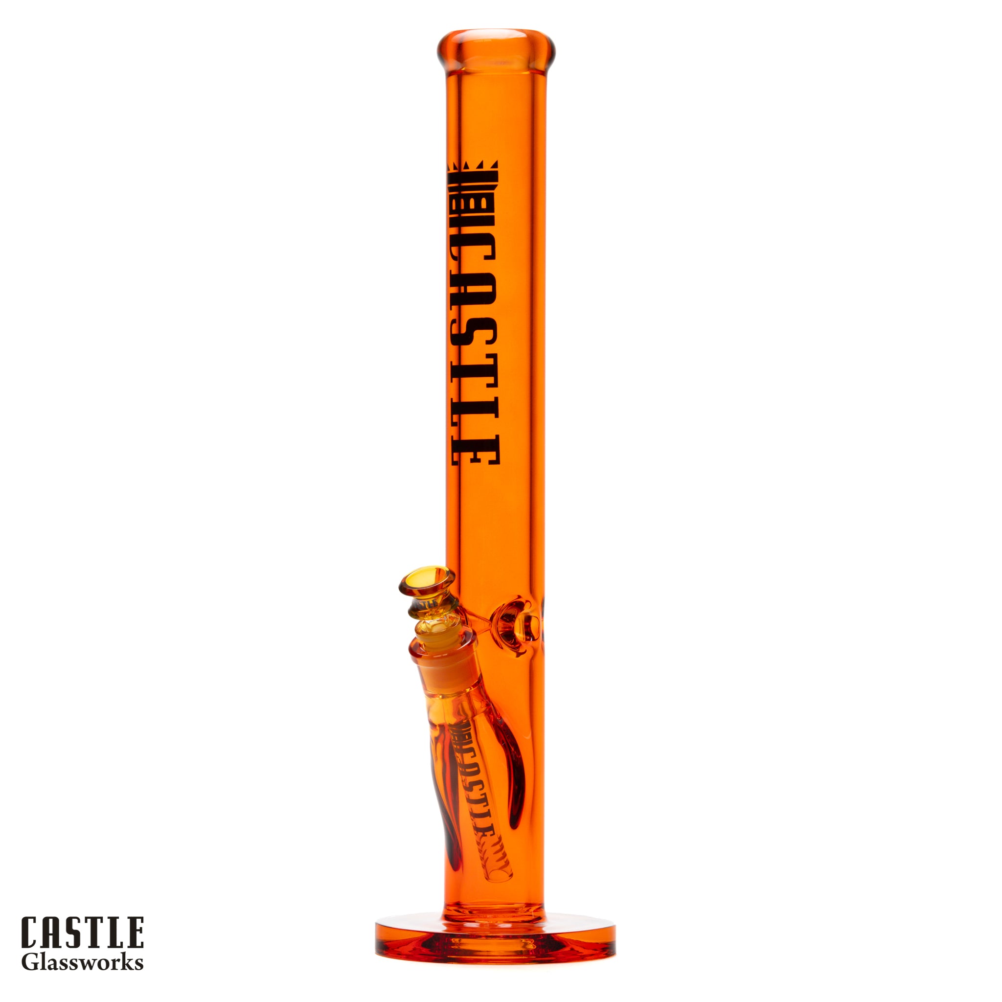 18" Straight Tube Bong – 9mm Thick Glass