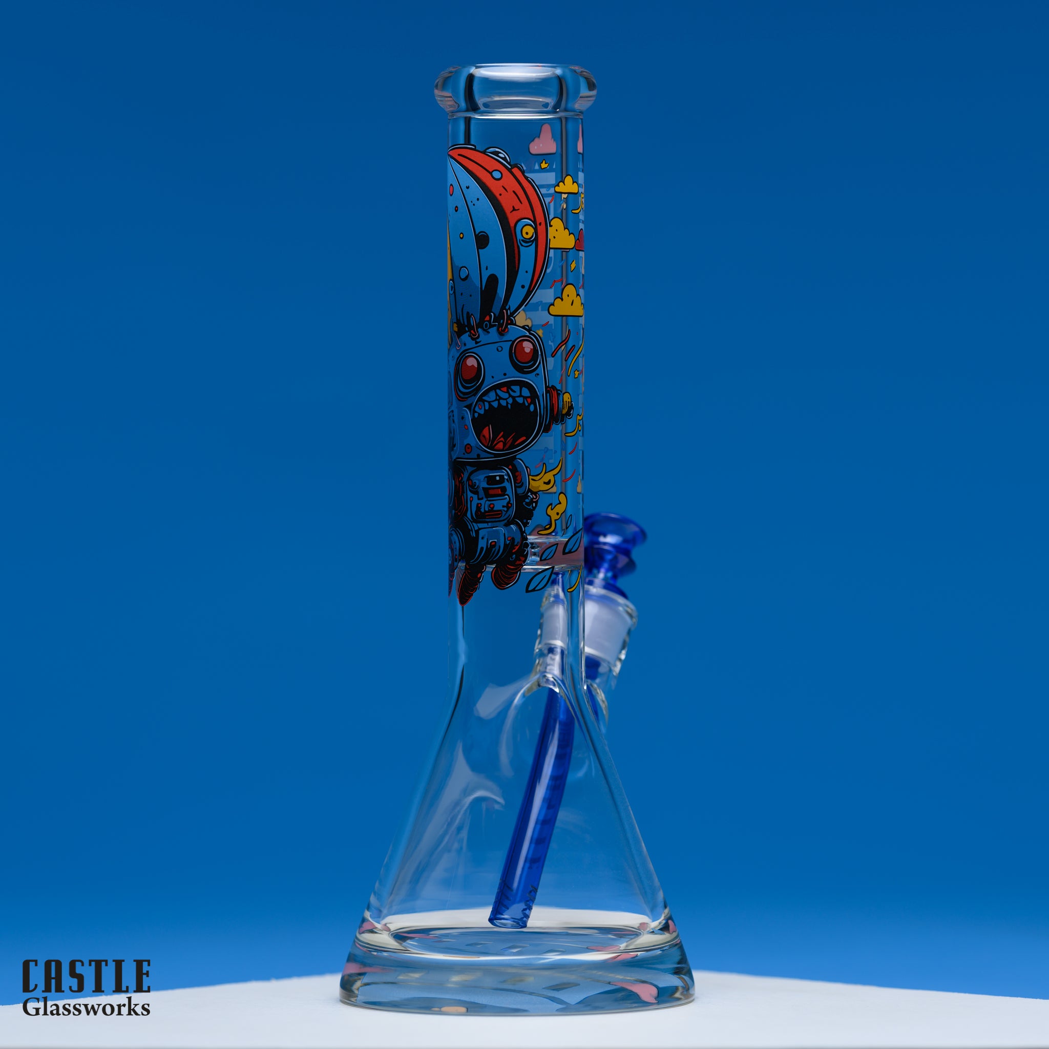 Robot (14") Retro-Futuristic Glass Bong