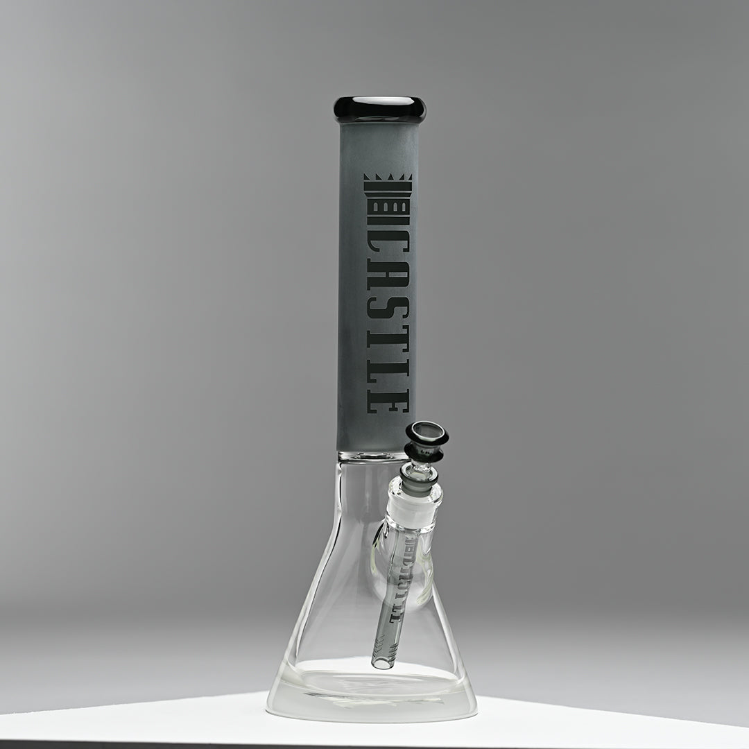 Frosted Tube (16″) Colored Beaker Bong