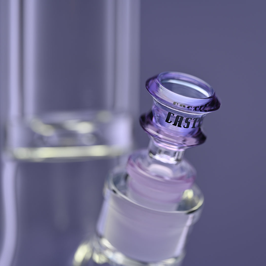 18" Colored Logo Beaker Bong – 9mm Thick Glass