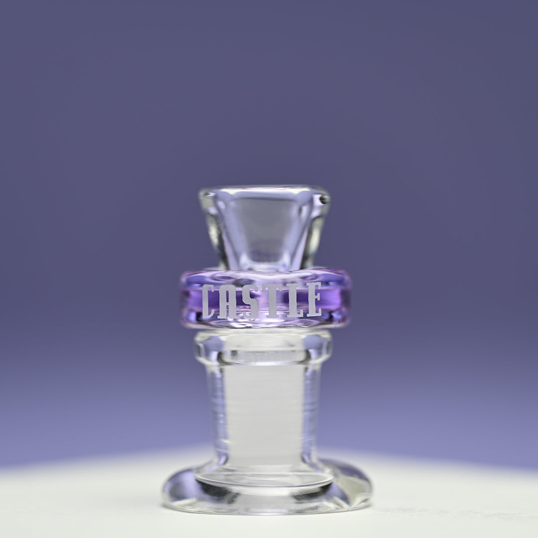 Thick-Colored Glass Puck Bowl