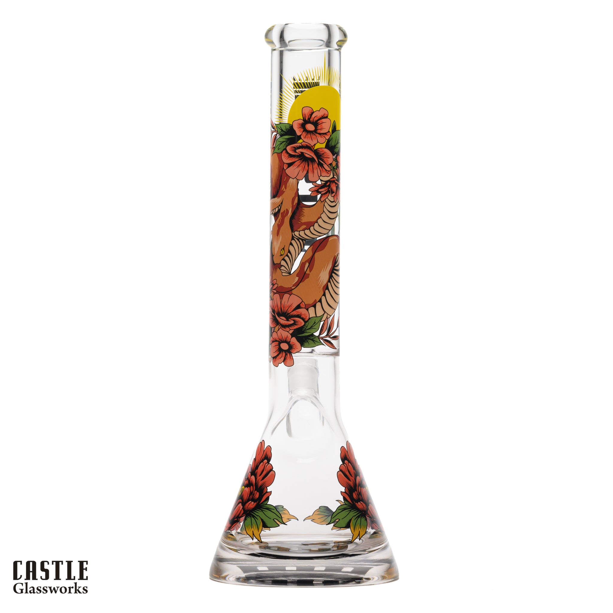 16" Serpent Beaker Bong - 9mm Thick Glass