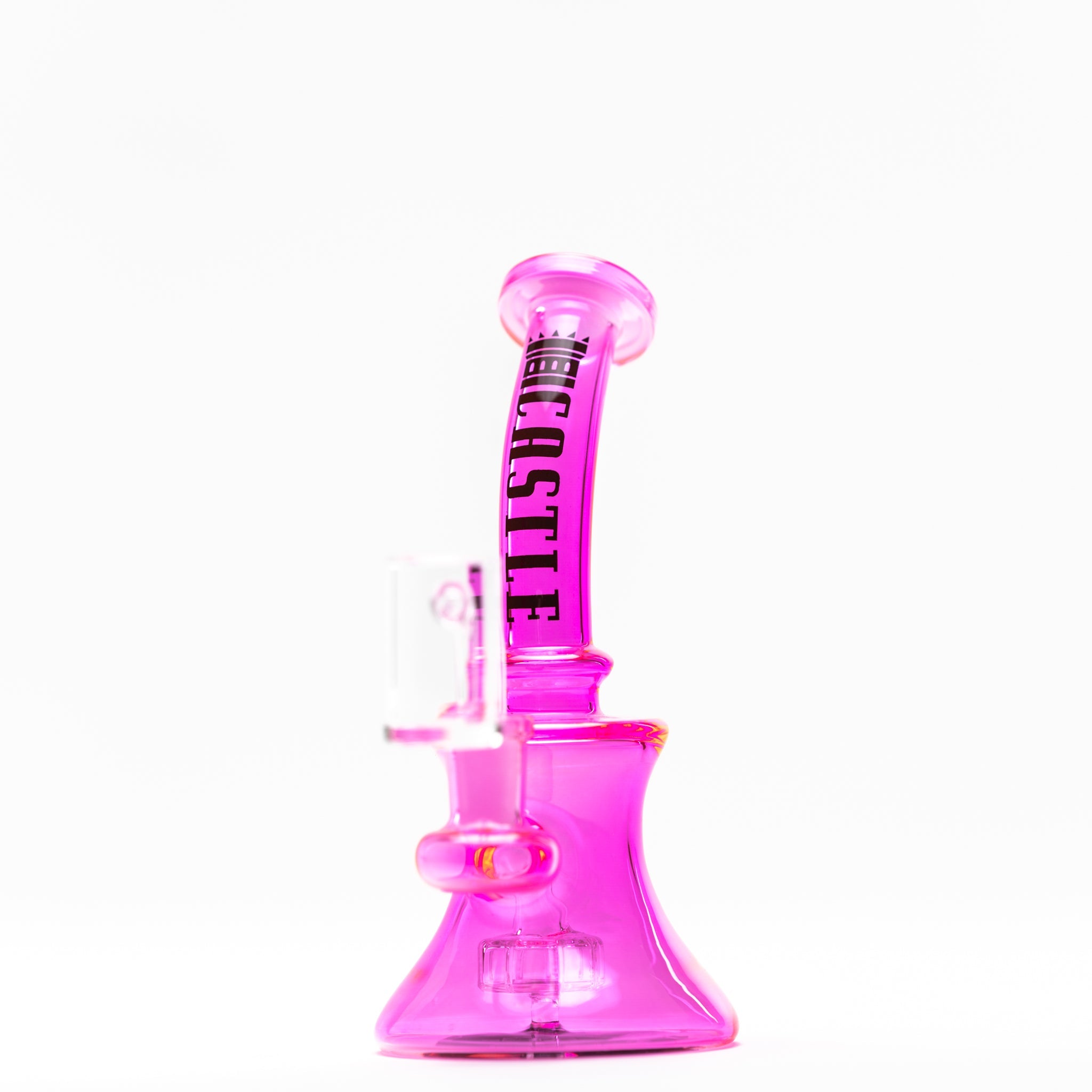 Small Pink Dab Right With White Background
