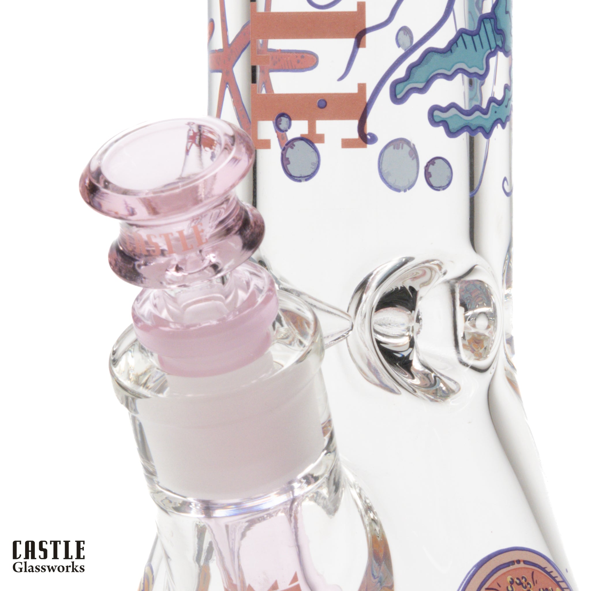 12-Inch Jellyfish Beaker Bong - 9mm Thick Glass
