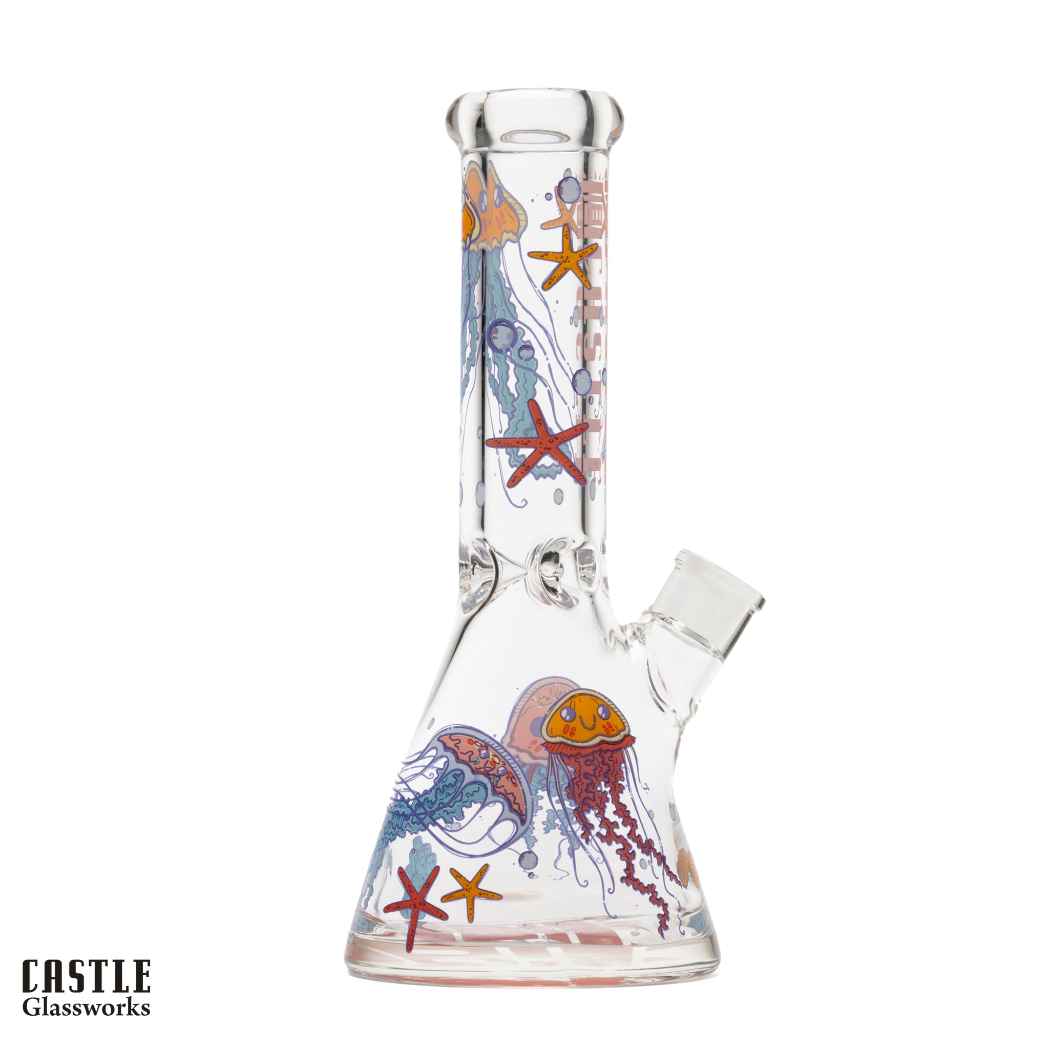 12-Inch Jellyfish Beaker Bong - 9mm Thick Glass