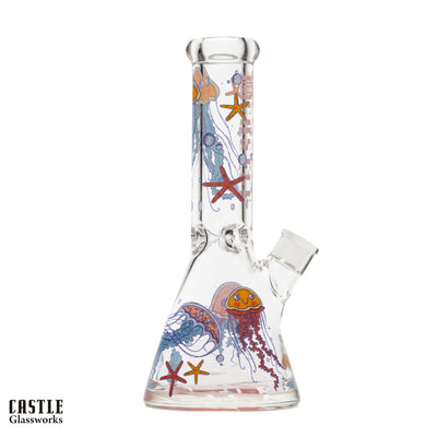 12-Inch Jellyfish Beaker Bong - 9mm Thick Glass
