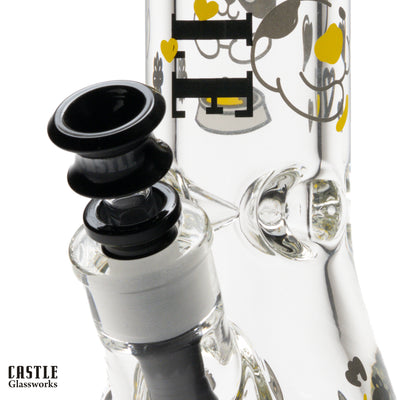 12” Kitty Cat Beaker Bong – 9mm Thick Glass