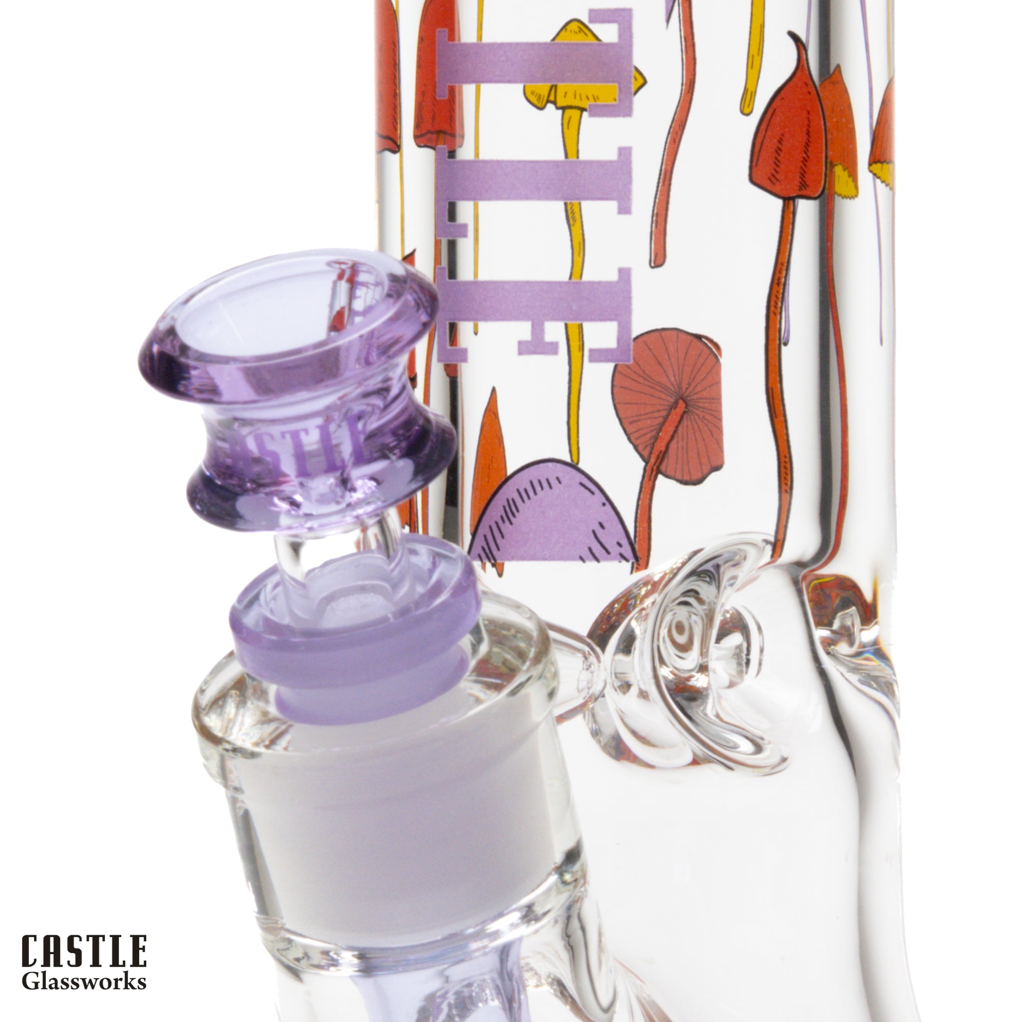 12" Shroomie Beaker Bong - 9mm Thick Glass