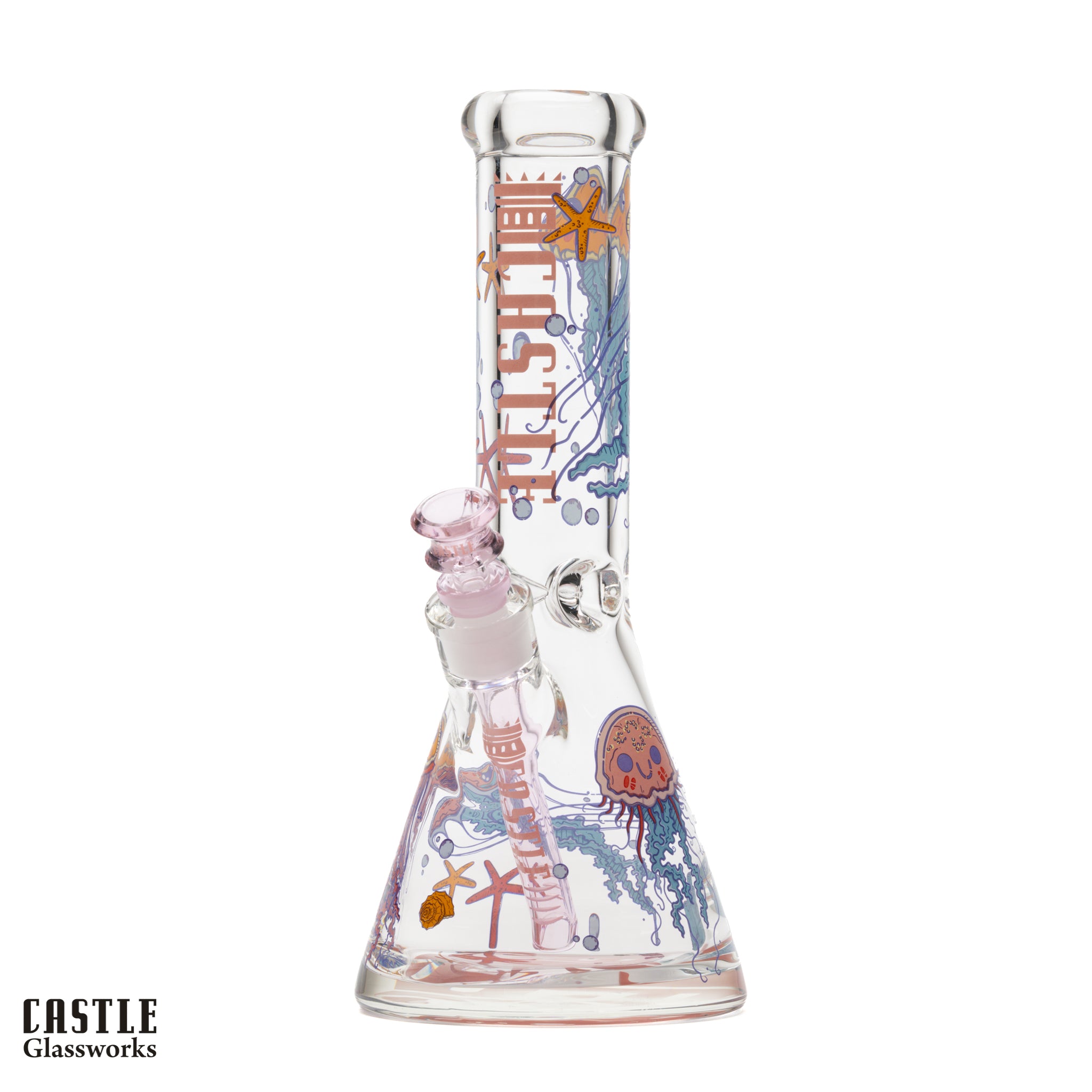 12-Inch Jellyfish Beaker Bong - 9mm Thick Glass