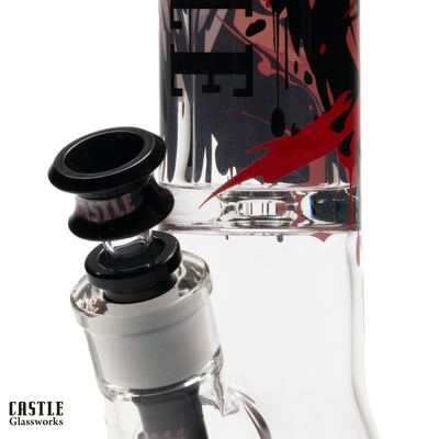 14-Inch Raven Beaker Bong - 9mm Borosilicate Glass
