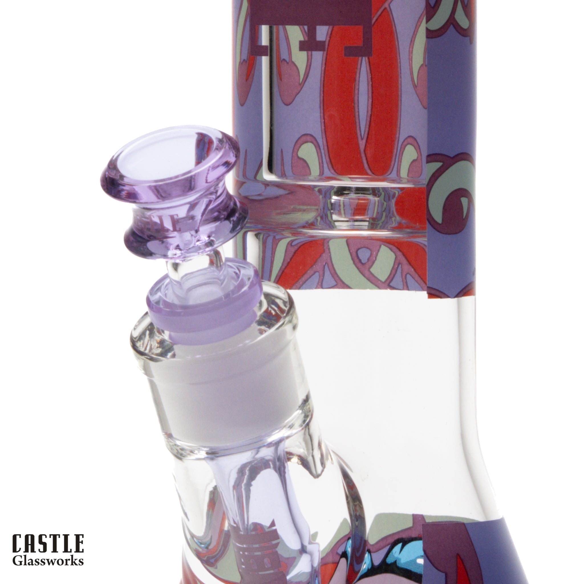 16" Octopus Beaker Bong - 9mm Thick Glass