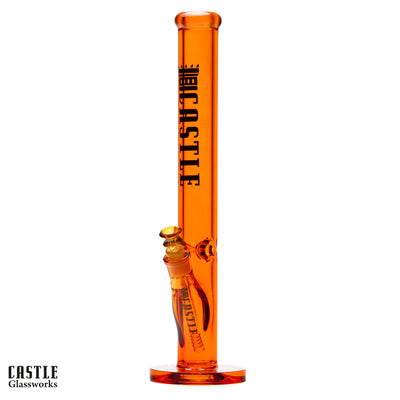 18" Straight Tube Bong – 9mm Thick Glass