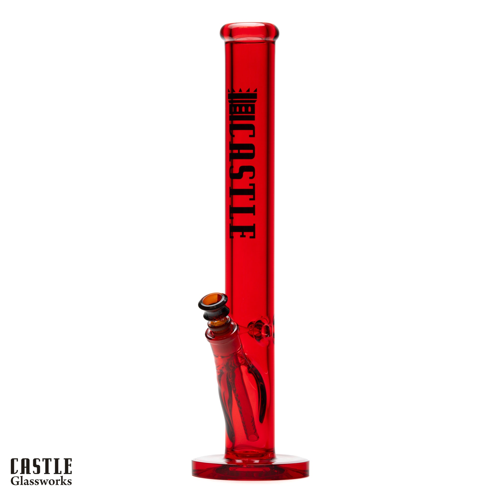 18" Straight Tube Bong – 9mm Thick Glass
