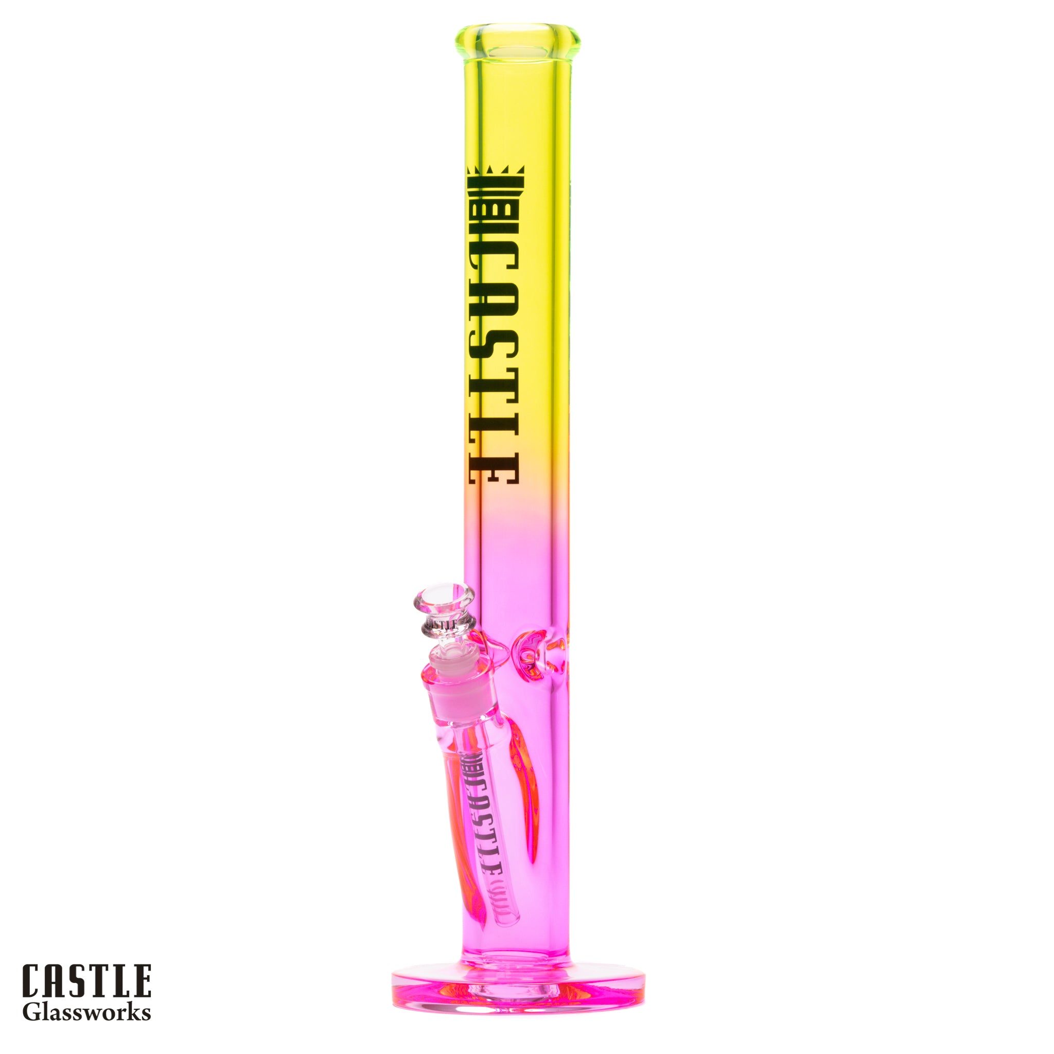 18" Straight Tube Bong – 9mm Thick Glass