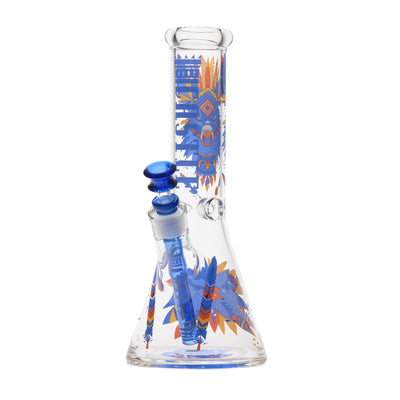 12" Aztec Beaker Bong - 5mm Thick Glass