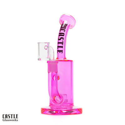 8.5" Barrel Dab Rig with Quartz Banger