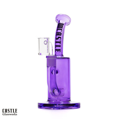 8.5" Barrel Dab Rig with Quartz Banger