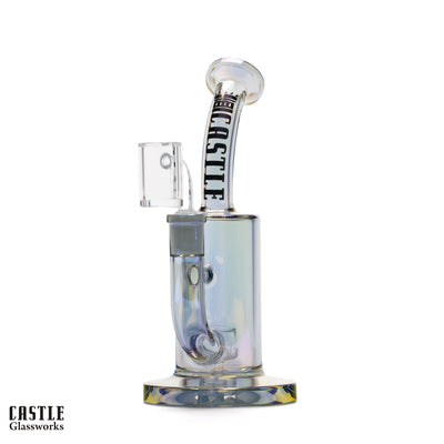 8.5" Barrel Dab Rig with Quartz Banger