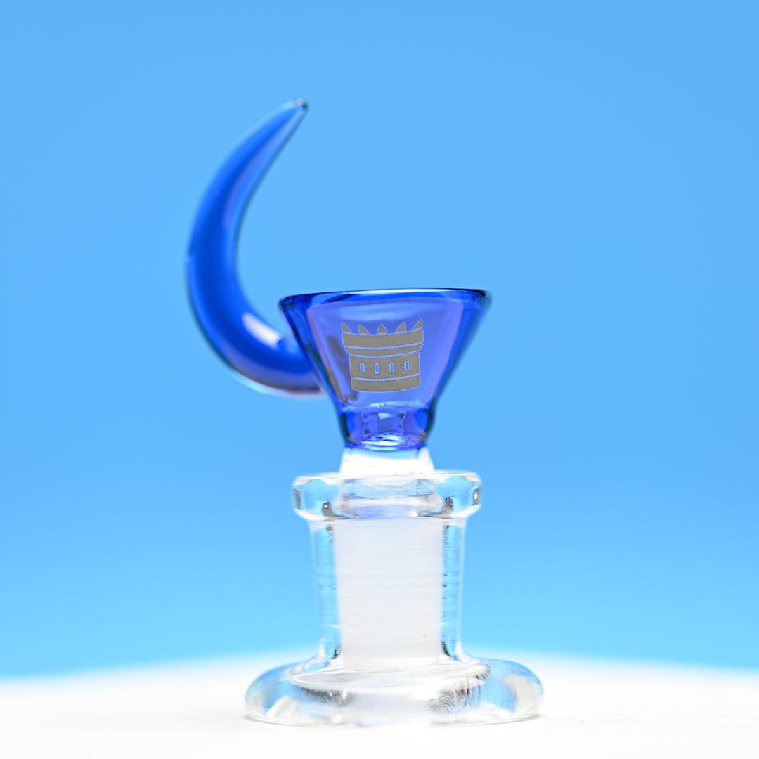 Durable Colored Horn Bowl - High-Quality Borosilicate Glass