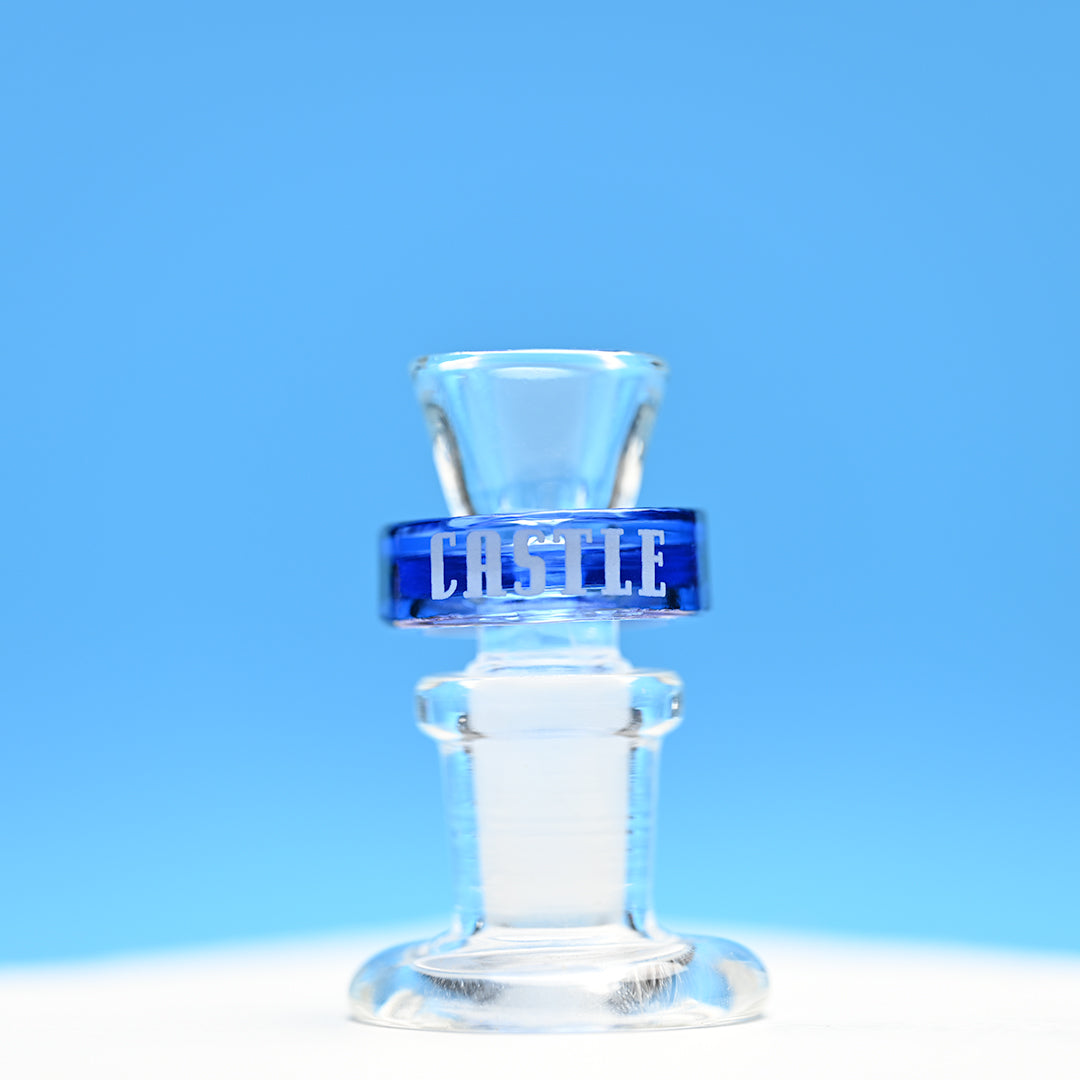 Thick-Colored Glass Puck Bowl
