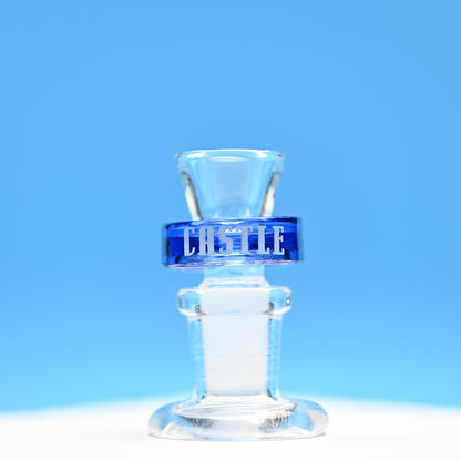 Thick-Colored Glass Puck Bowl