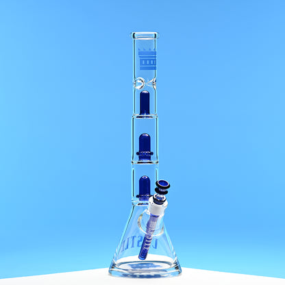 Double Showerhead (18″) Innovative Beaker Bong