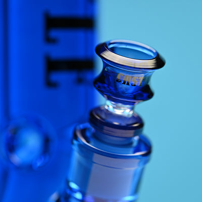 14" Electroplated Beaker Bong – 7mm Heavy Duty Glass