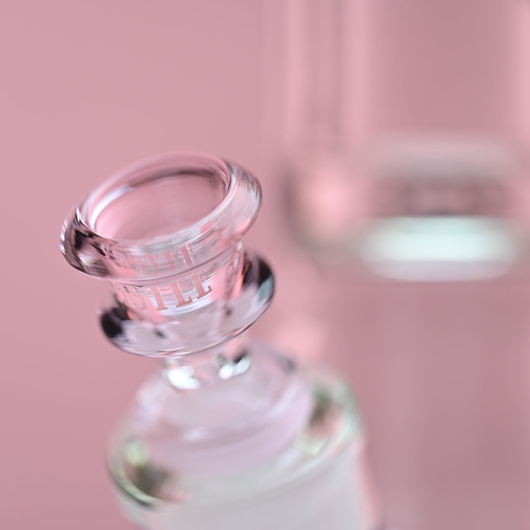 16" Cherry Blossom Beaker Bong – Japanese-Inspired Design