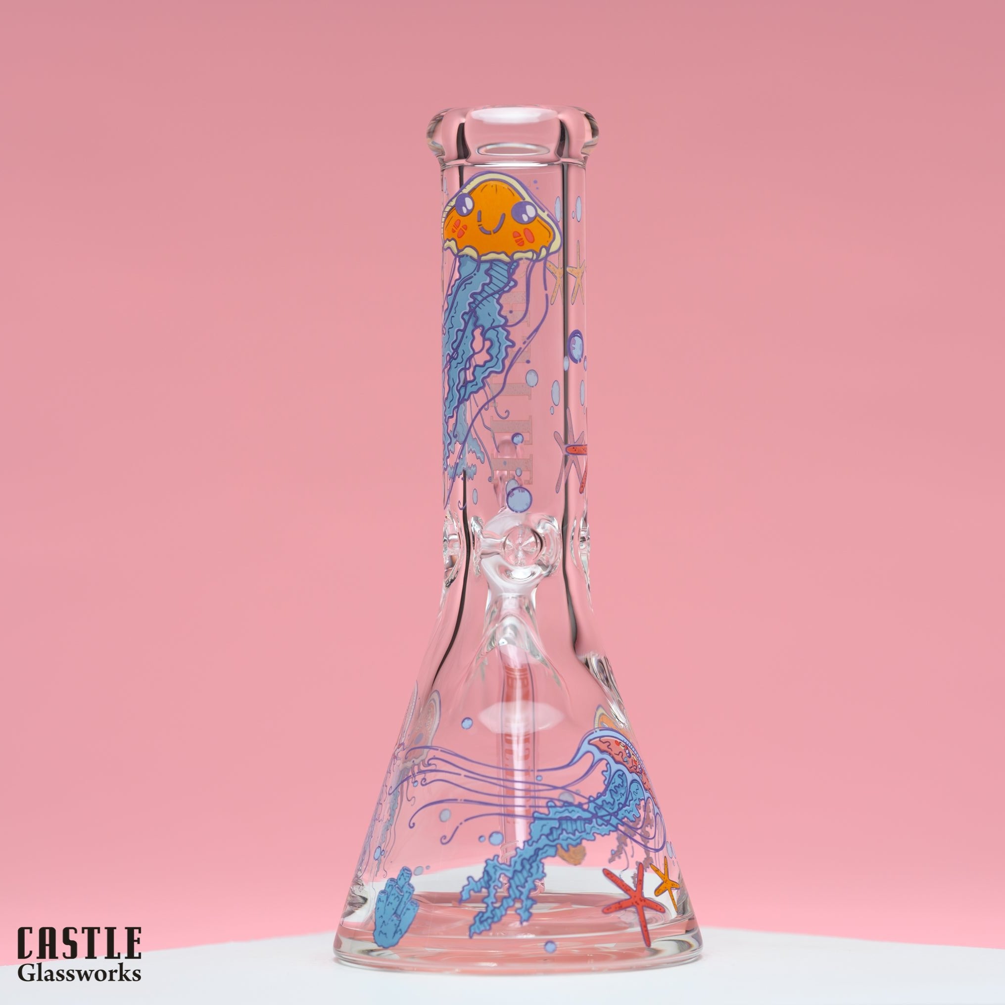 Jelly Fish (12") Oceanic Glass Bong