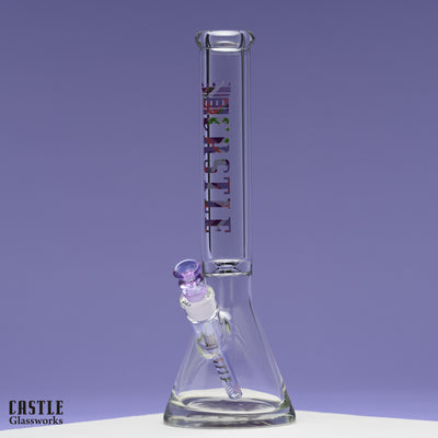 Splat (16") Minimalist Art Glass Bong