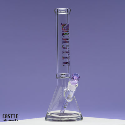 Splat (16") Minimalist Art Glass Bong