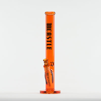 18" Straight Tube Bong – 9mm Thick Electroplated Glass