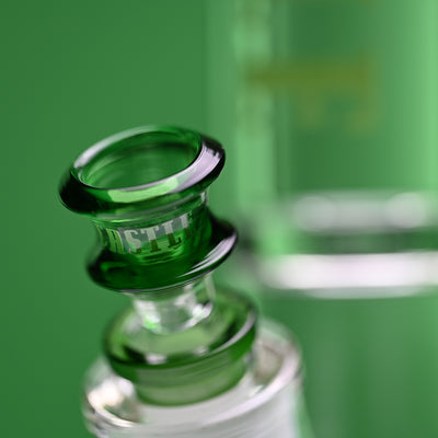 14" 9mm Beaker Bong with Colored Logo