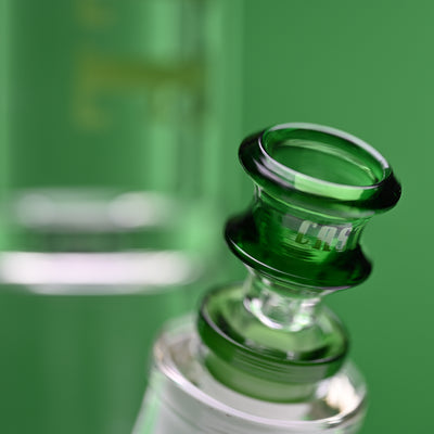 14" 9mm Beaker Bong with Colored Logo