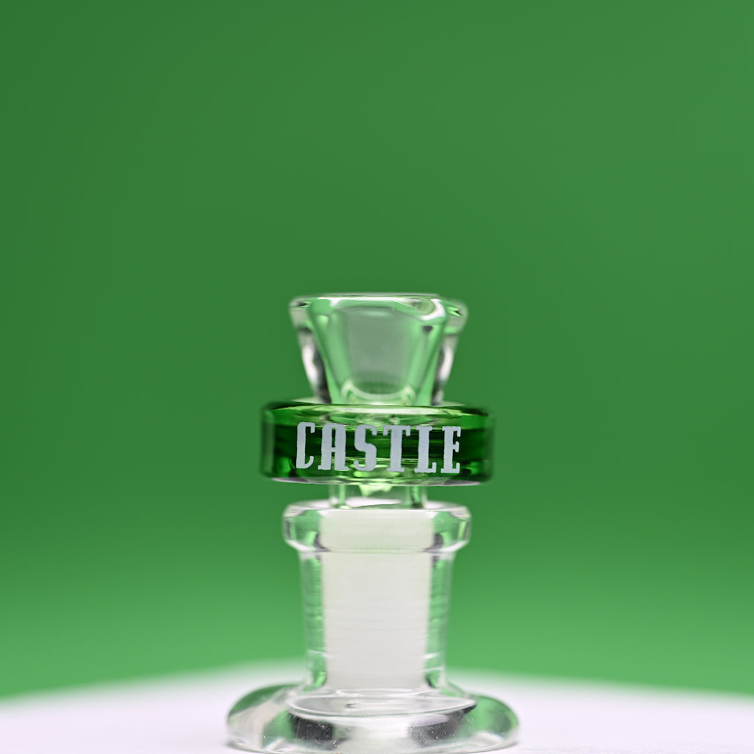 Thick-Colored Glass Puck Bowl