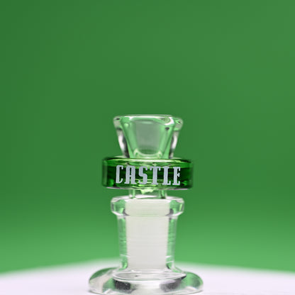 Thick-Colored Glass Puck Bowl