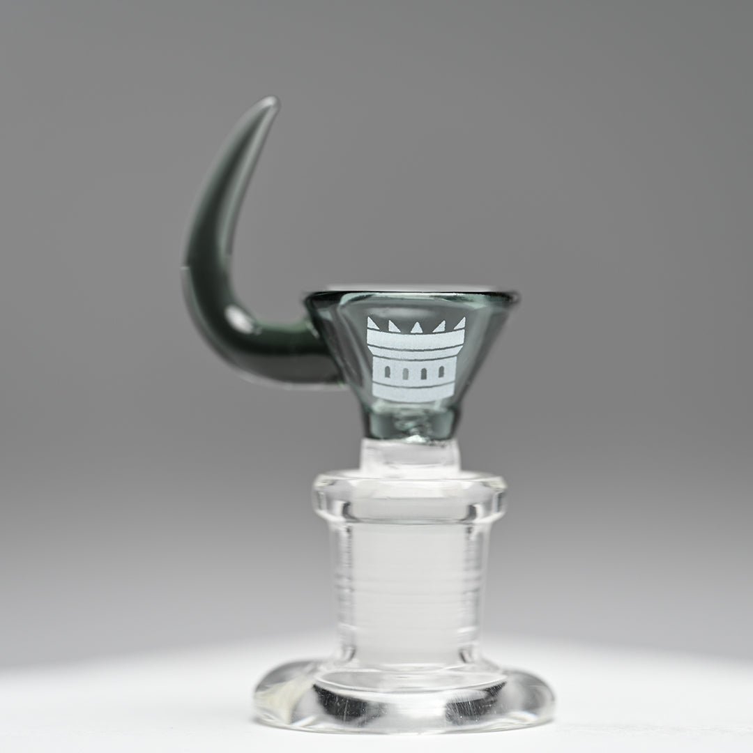 Durable Colored Horn Bowl - High-Quality Borosilicate Glass