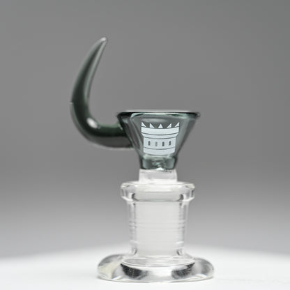 Durable Colored Horn Bowl - High-Quality Borosilicate Glass
