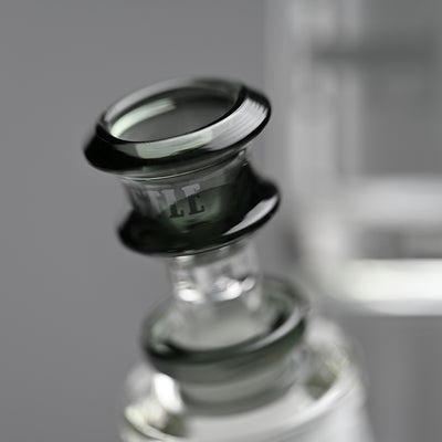 14" 9mm Beaker Bong with Colored Logo