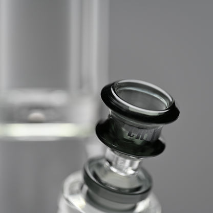 18" Colored Logo Beaker Bong – 9mm Thick Glass