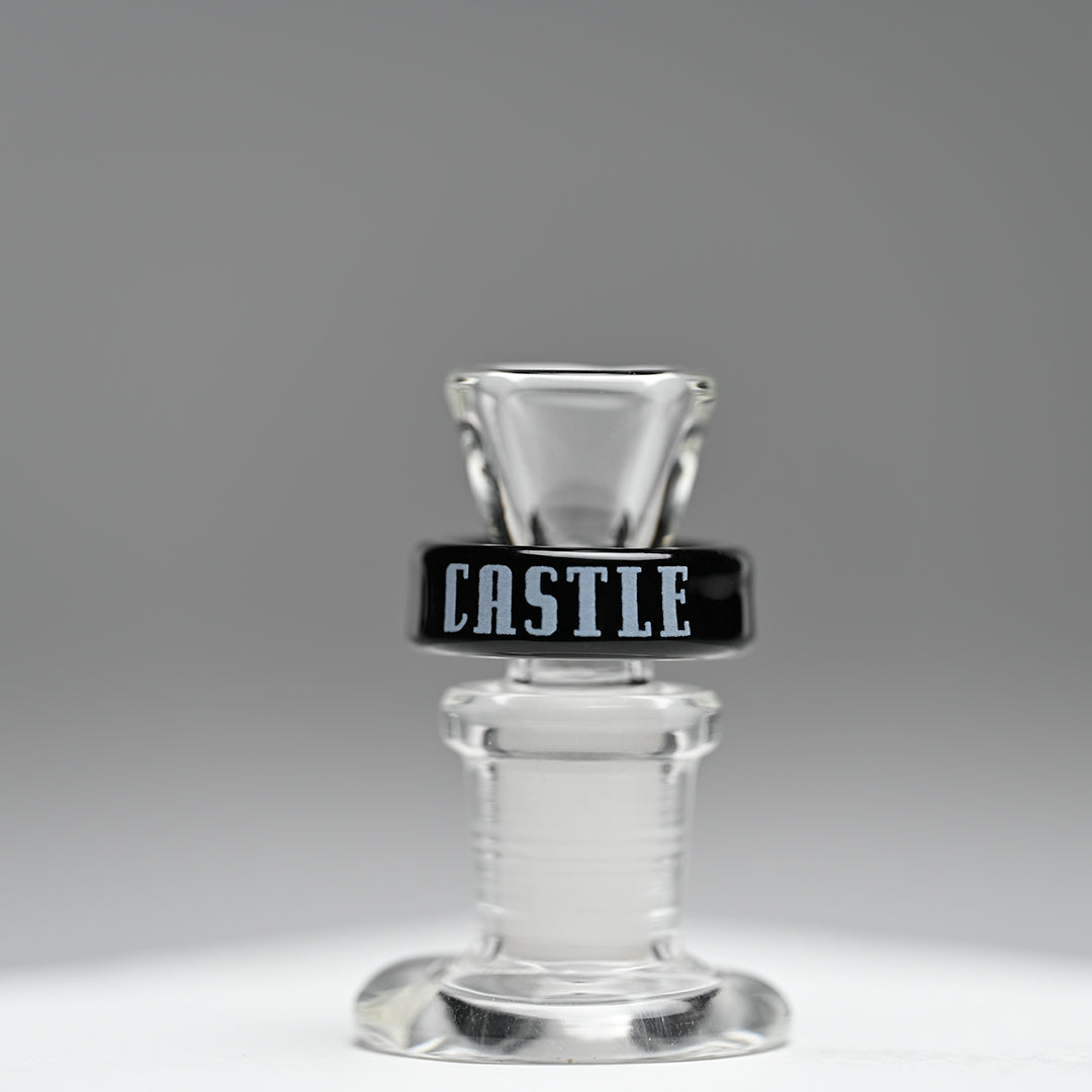 Thick-Colored Glass Puck Bowl