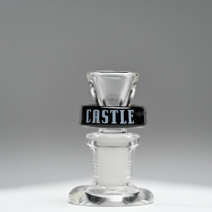 Thick-Colored Glass Puck Bowl