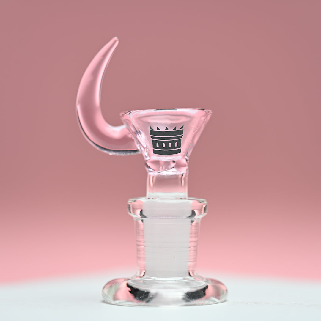 Durable Colored Horn Bowl - High-Quality Borosilicate Glass