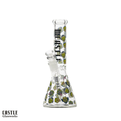 10" Mask Beaker Bong - 5mm Thick Glass