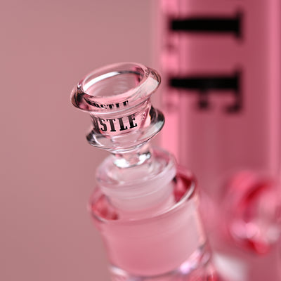 14" Electroplated Beaker Bong – 7mm Heavy Duty Glass