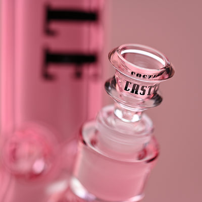 14" Electroplated Beaker Bong – 7mm Heavy Duty Glass