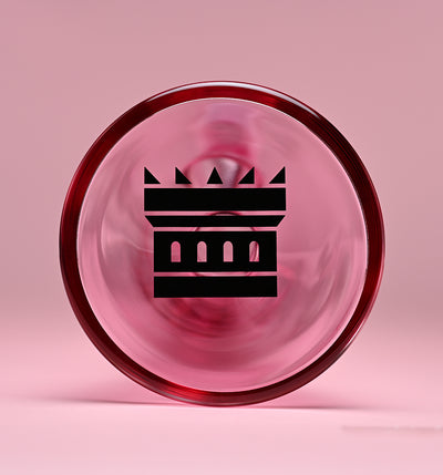 14" Electroplated Beaker Bong – 7mm Heavy Duty Glass