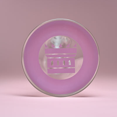 14" 9mm Beaker Bong with Colored Logo